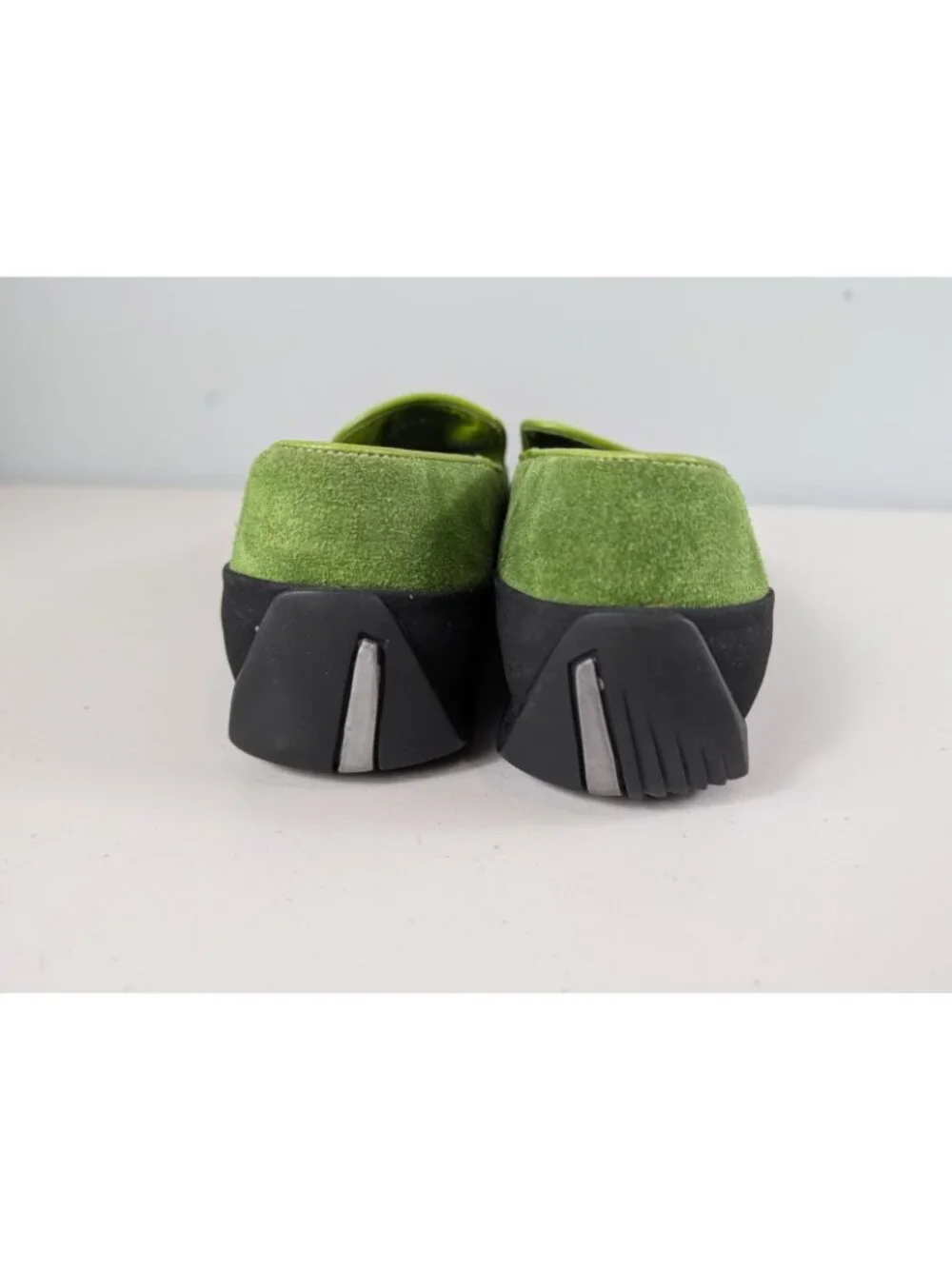 Porsche Design suede green loafer's men's size 7.5